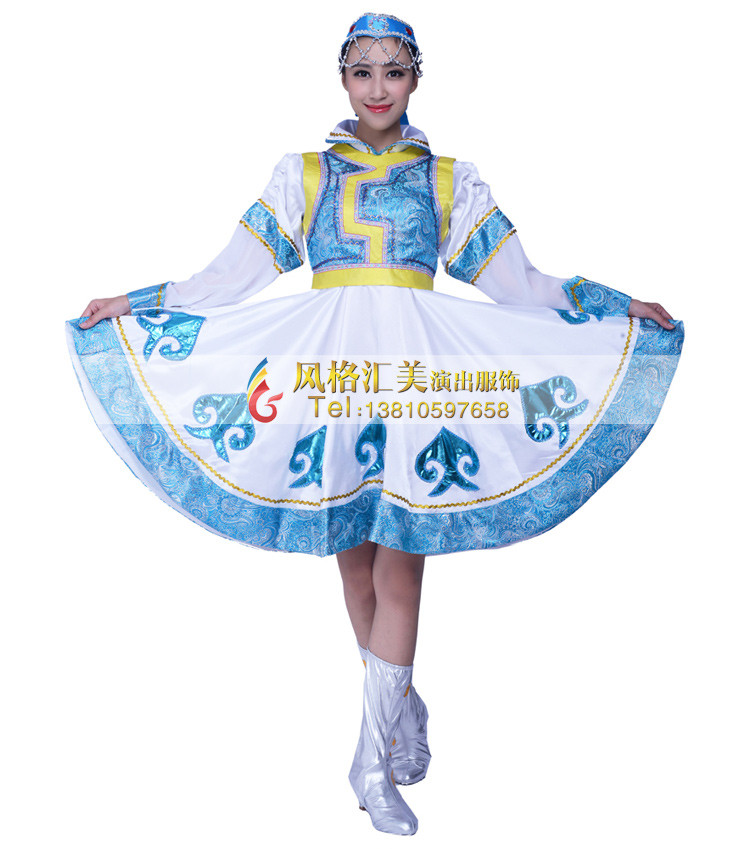 蒙古舞蹈演出服