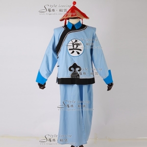 清朝古代兵服  影视演出服装  古代兵服
