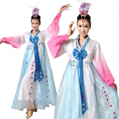 风格汇美女士民族舞台演出服装 民族舞蹈服装 民族服装可订制