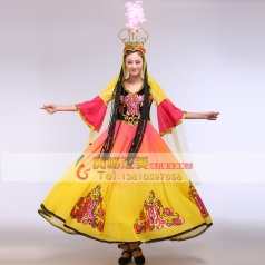 新款新疆舞台服装  舞蹈服装 民族演出服