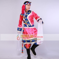 新款男士藏族舞蹈演出服饰藏族服装男装藏族舞台表演服装