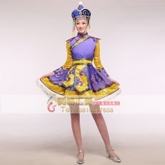 新款少数民族服装蒙古族服饰表演服装演出服舞蹈女舞台服饰