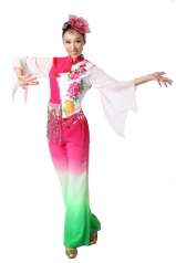 风格汇美 秧歌舞蹈服女装 舞台演出服装民间舞蹈服装 2014新款