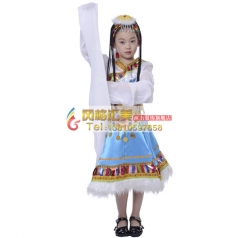 儿童民族舞蹈演出服装，藏族舞服装专业定制_风格汇美演服饰