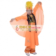儿童民族，新疆舞蹈服装专业定制_风格汇美演出服饰