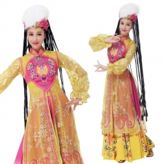 新款新疆舞维族舞蹈演出服装少数民族服装