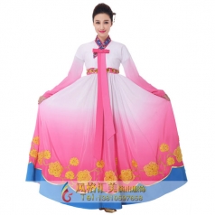 新款朝鲜族舞蹈演出服装定制设计厂家