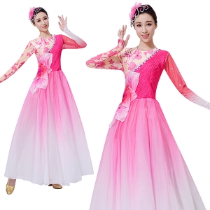 新款粉色古典舞蹈服装定制设计厂家