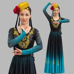 新疆舞演出服艺考生艺校舞蹈服装经典剧目舞台装少数民族服装